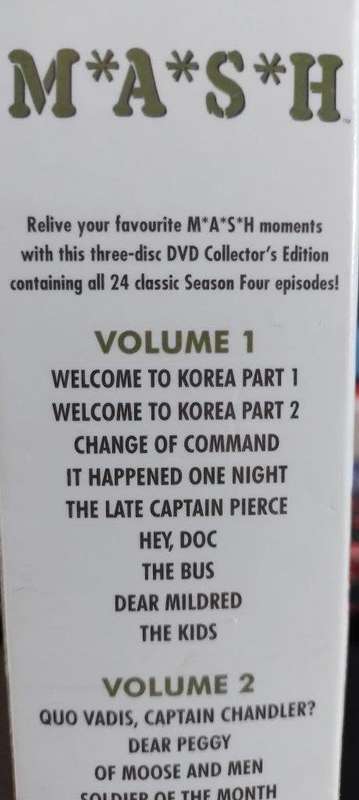 DVD - MASH The Complete Fourth Season
