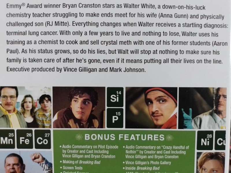 DVD - Breaking Bad The Complete First Season