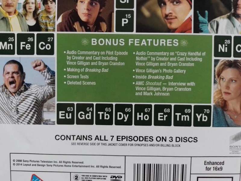 DVD - Breaking Bad The Complete First Season