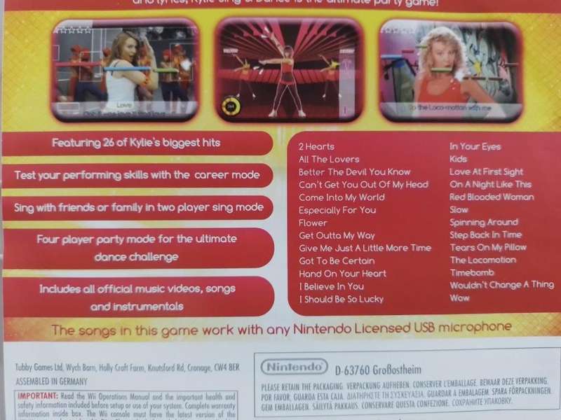 Wii - Kylie Sing & Dance