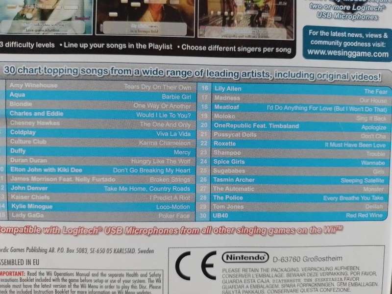 Wii - We Sing