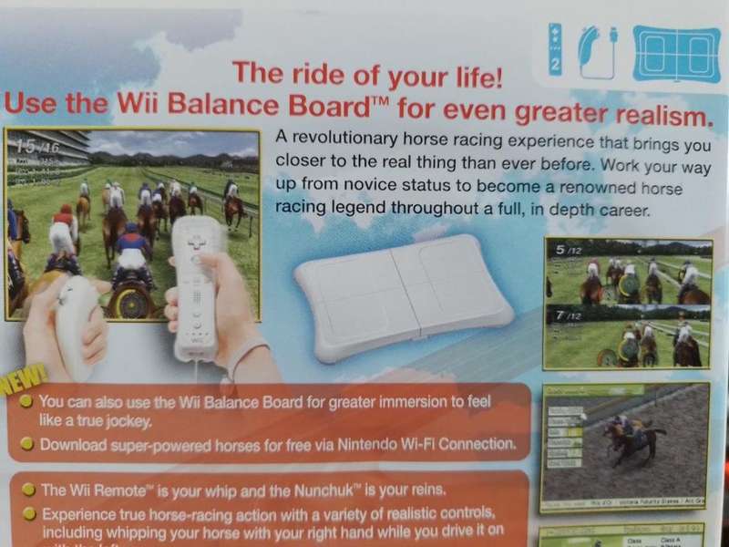 Wii - G1 Jockey Wii 2008 ( Wii Balance Board Compatible)