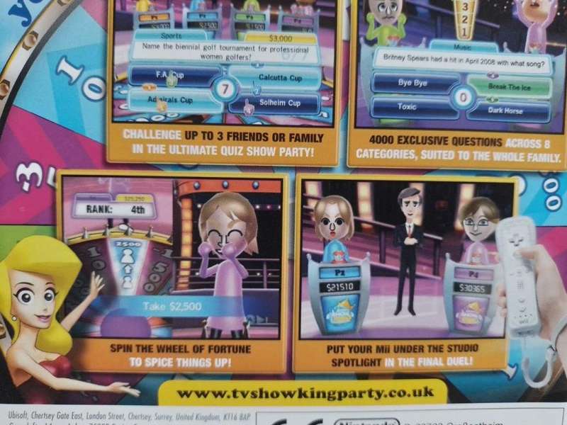 Wii - TV Show King Party