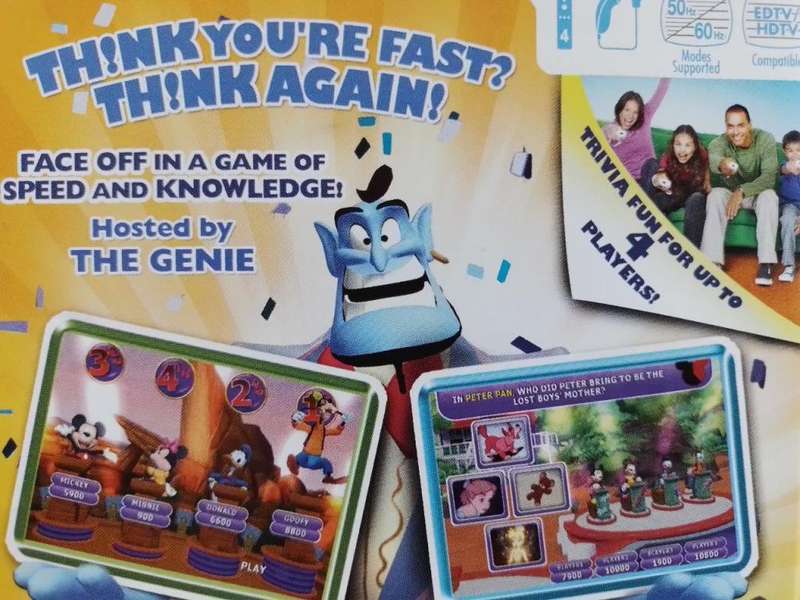 Wii - Disney Think Fast - The Family Quiz Game