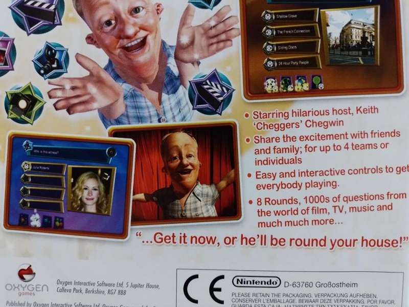 Wii - Cheggers Party Quiz