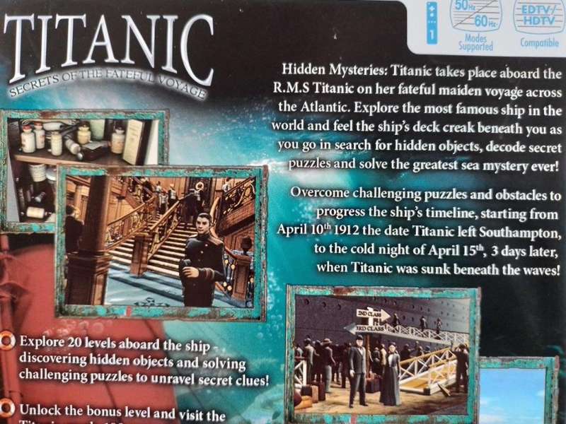 Wii - Hidden Mysteries Titanic