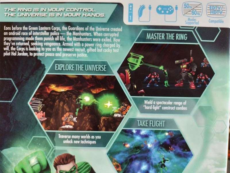 Wii - Green Lantern Rise of The ManHunters