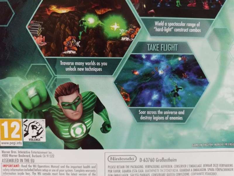 Wii - Green Lantern Rise of The ManHunters