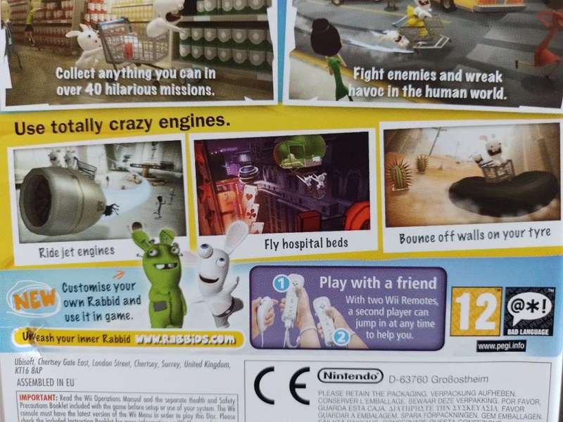 Wii - Rabbids Go Home