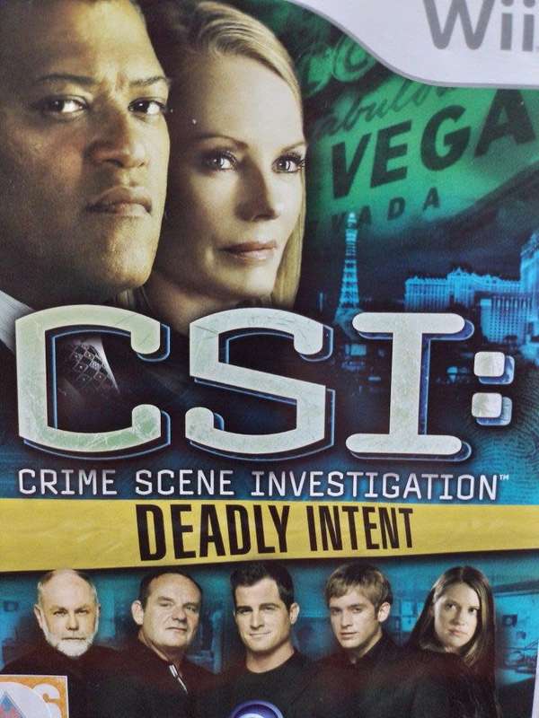 Wii - C.S.I. Crime Scene Investigation Deadly Intent