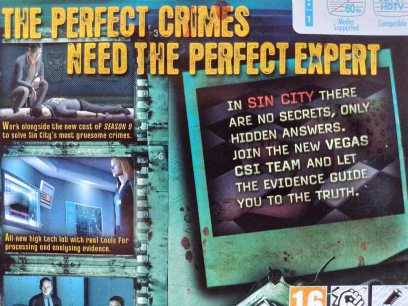 Wii - C.S.I. Crime Scene Investigation Deadly Intent