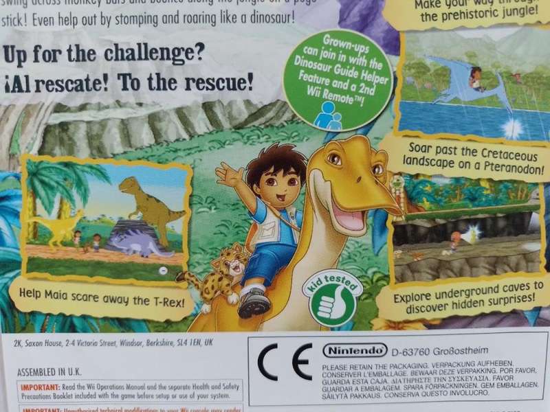Wii - Go Diego Go Great Dinosaur Rescue