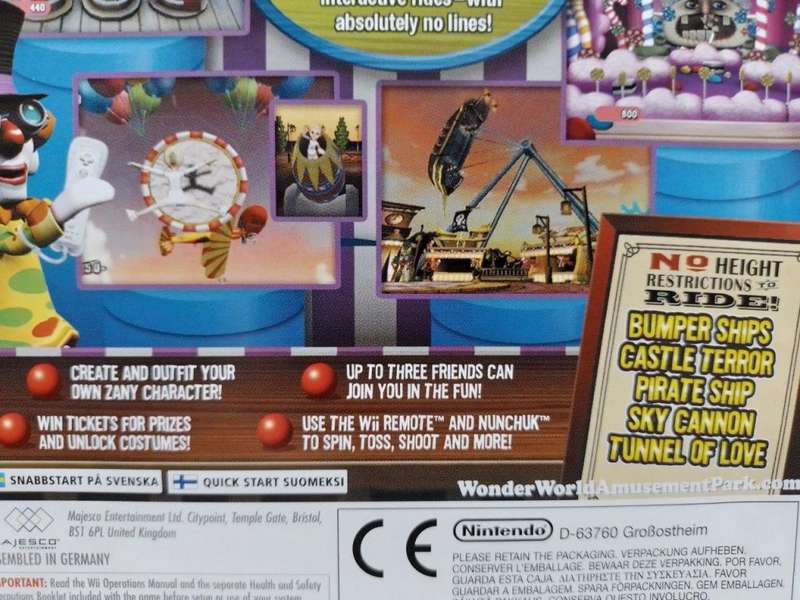 Wii - Wonder World Amusement Park