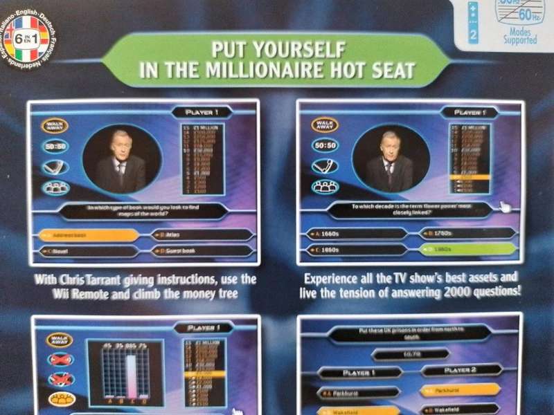 Wii - Who Wants To Be A Millionaire? 1st Edition