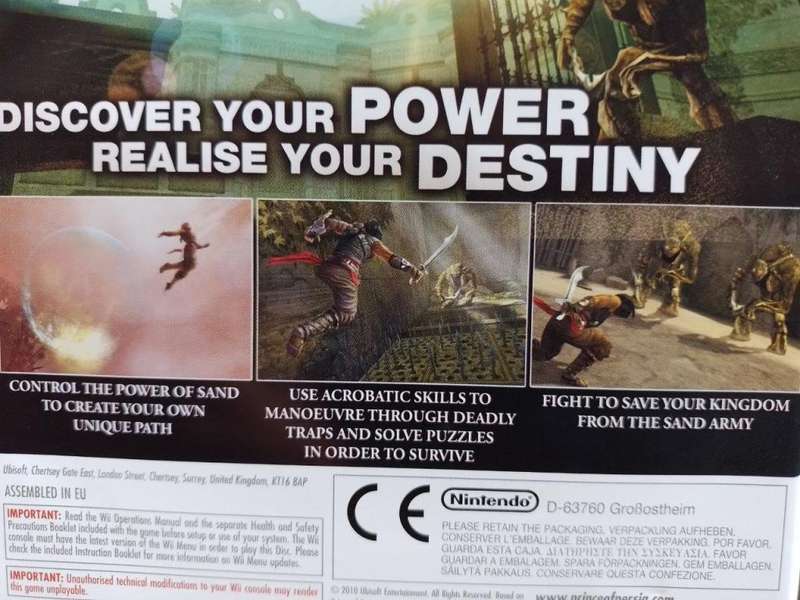 Wii - Prince of Persia The Forgotten Sands