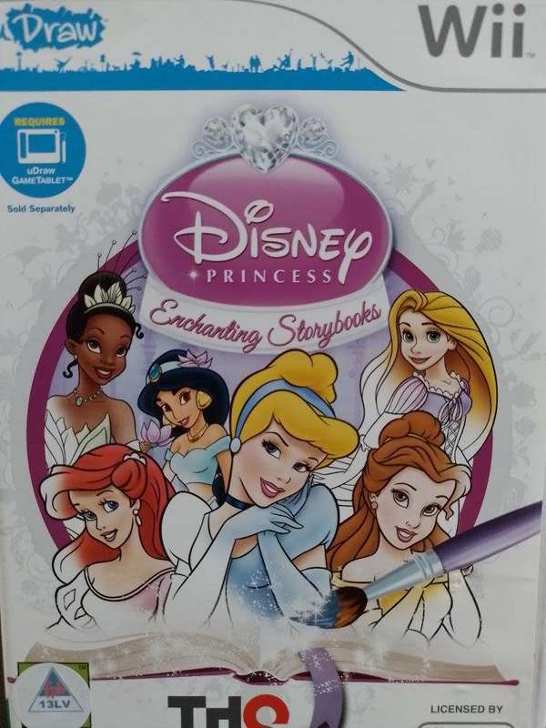 Wii - Disney Princess Enchanting Storybook - Udraw tablet Required