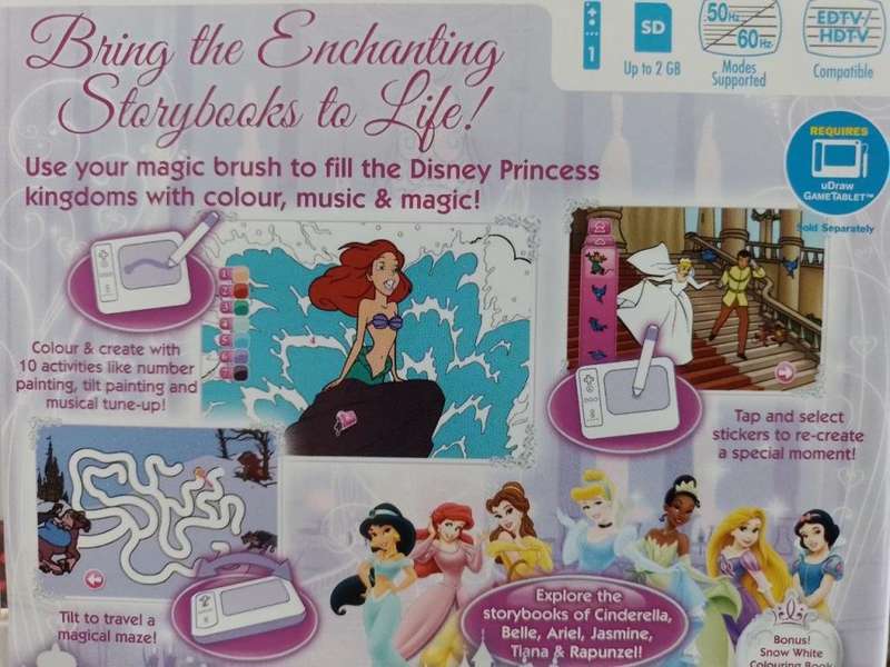 Wii - Disney Princess Enchanting Storybook - Udraw tablet Required