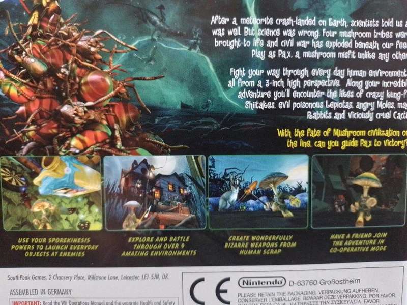 Wii - Mushroom Men The Spore Wars