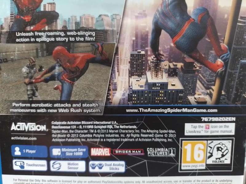 PSVITA - The Amazing Spider-Man