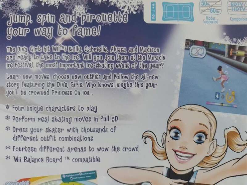 Wii - Princess on Ice (Balance Board Compatible)