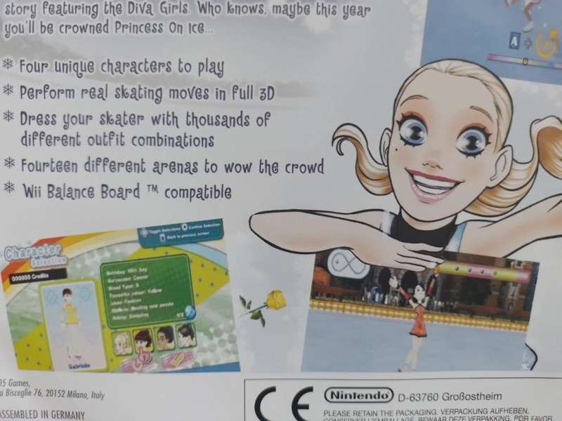 Wii - Princess on Ice (Balance Board Compatible)