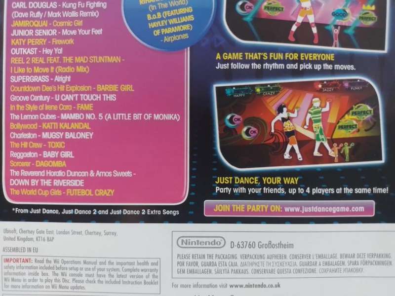 Wii - Just Dance Best of