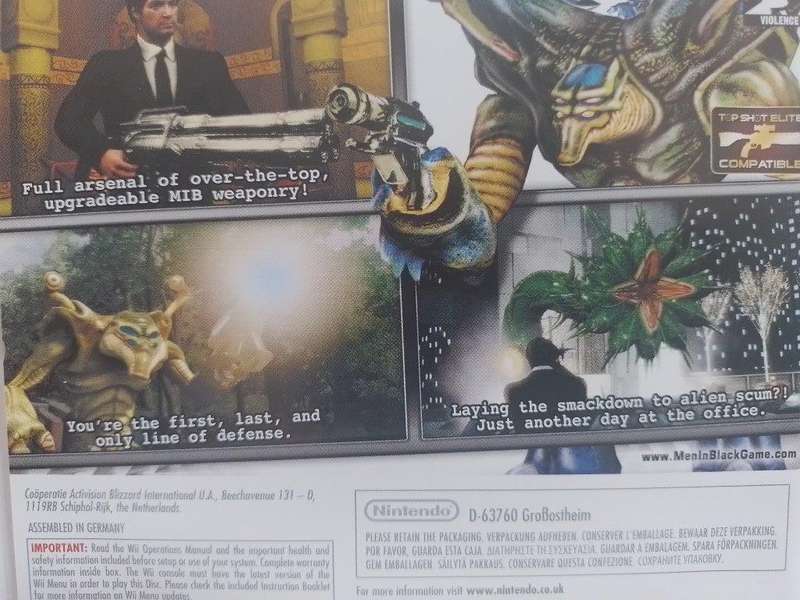 Wii - MIB Alien Crisis