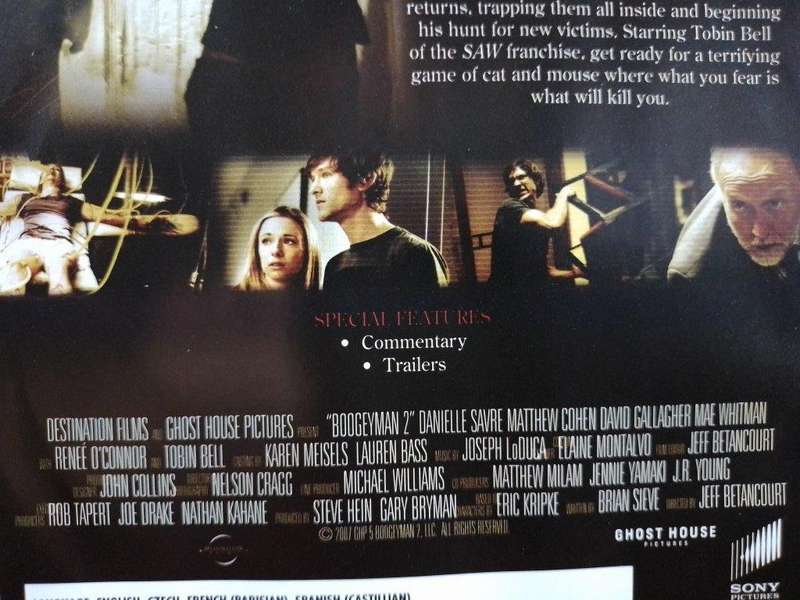 DVD - The Boogeyman 2