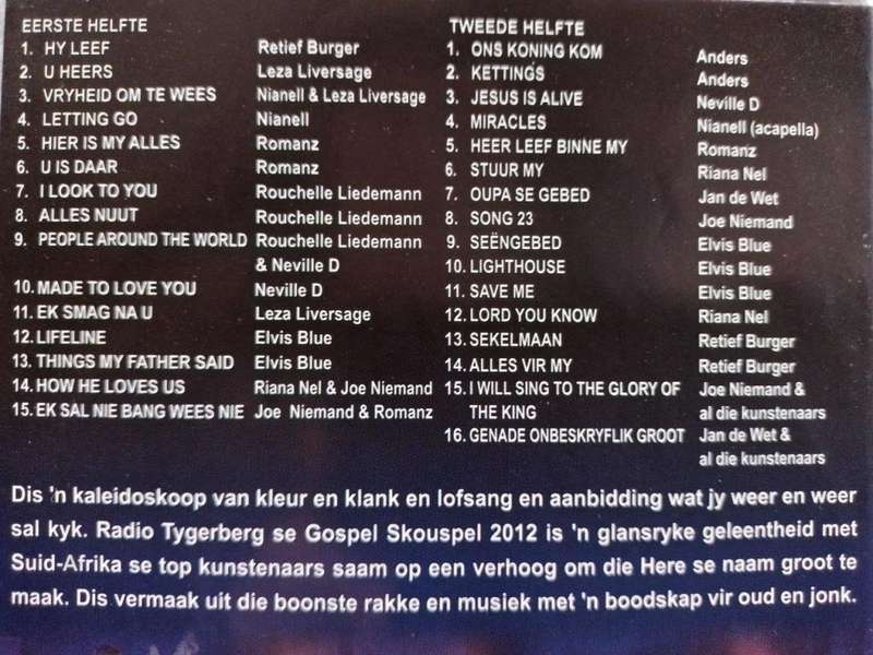 DVD - Gospel Skouspel 2012