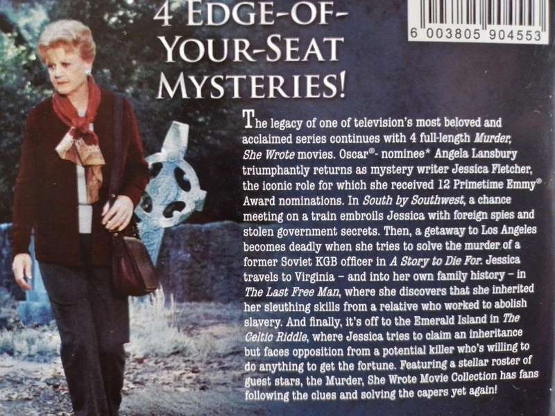 DVD - Murder She Wrote 4 Movie Collection