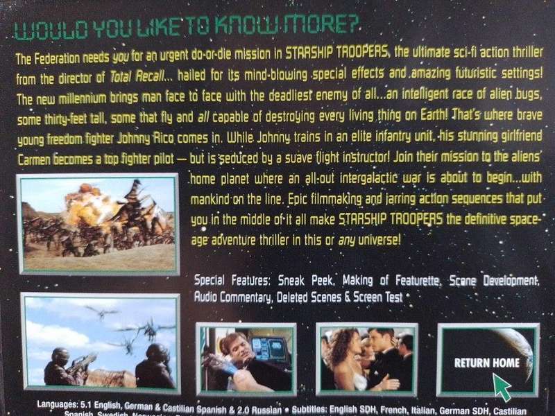 DVD - Starship Troopers