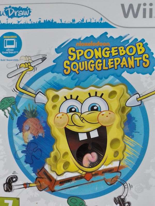 Wii - Udraw Spongebob Square Pants (Udraw Tablet Required)