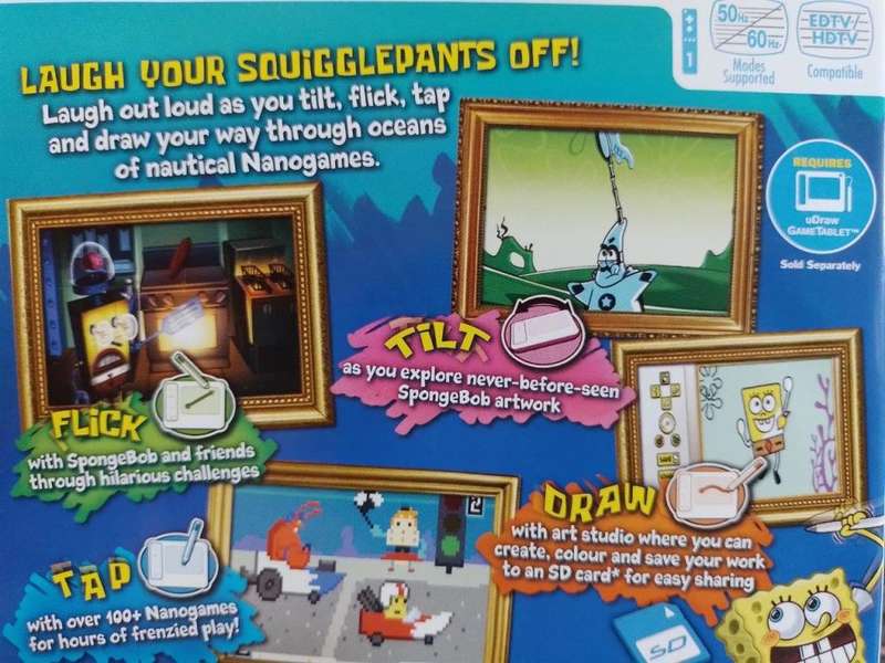 Wii - Udraw Spongebob Square Pants (Udraw Tablet Required)