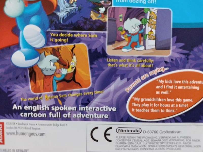 Wii - Pajama Sam No Need To Hide When It`s Dark Outside