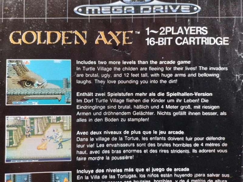 Sega Mega Drive - Golden Axe