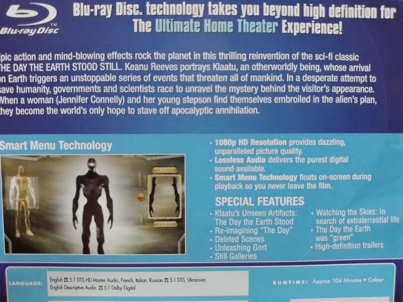 Blu-ray - The Day The Earth Stood Still