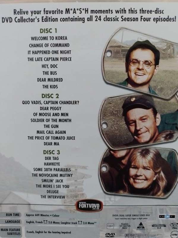 DVD - Mash Season Four Collectors Edition