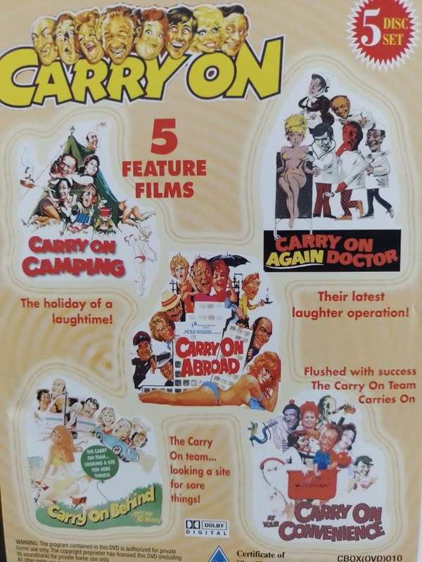 DVD - Carry On 5 Film Collection