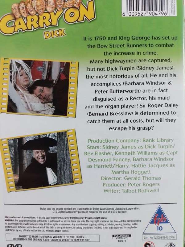 DVD - Carry On Dick