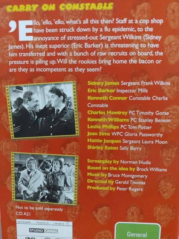 DVD - Carry On Constable