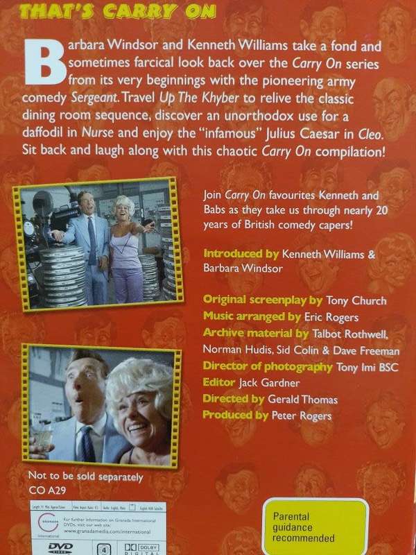 DVD - Carry On That's Carry On