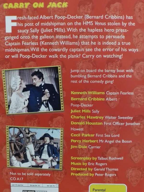DVD - Carry On Jack