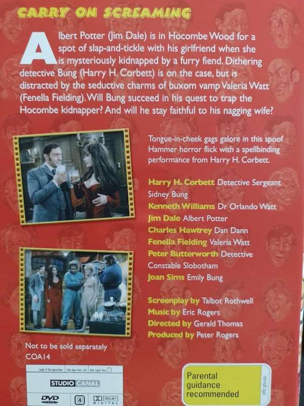 DVD - Carry On Screaming