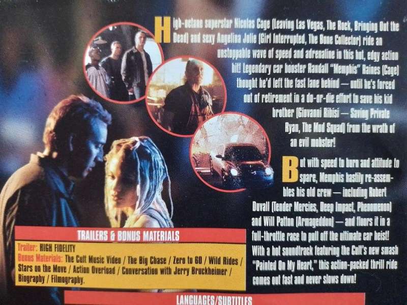 DVD - Gone in 60 Seconds