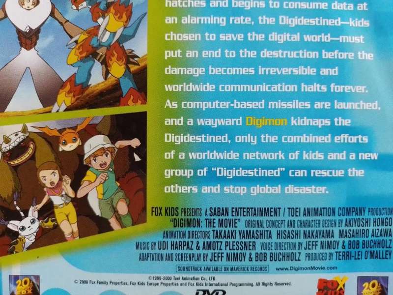 DVD - Digimon The Movie