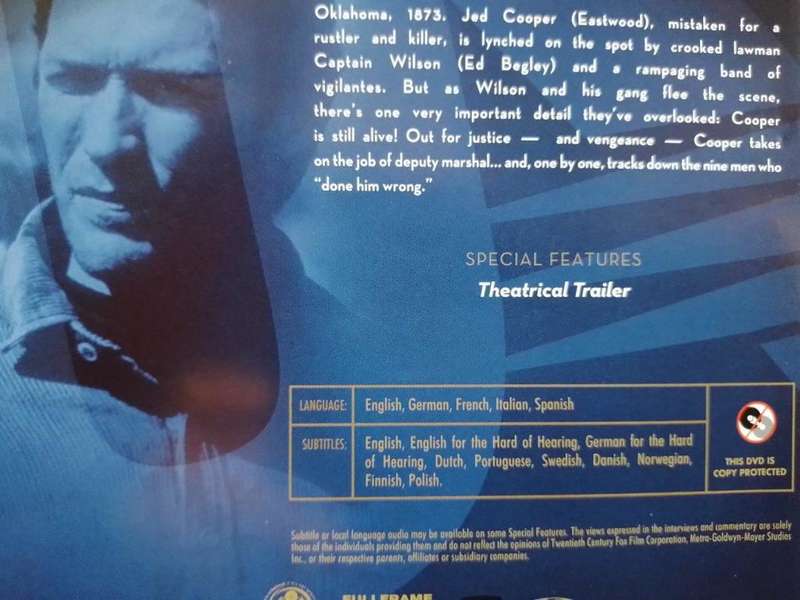 DVD - Hang Em High Clint Eastwood