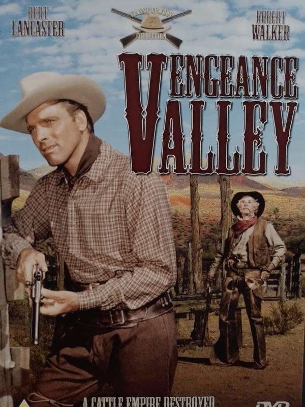DVD - Vengeance Valley Burt Lancaster