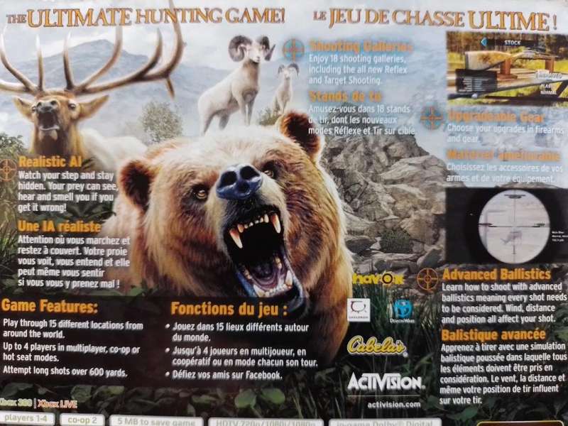 Xbox 360 - Cabela`s Dangerous Hunts 2012
