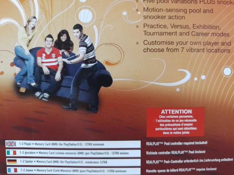PS2 - Realplay Pool
