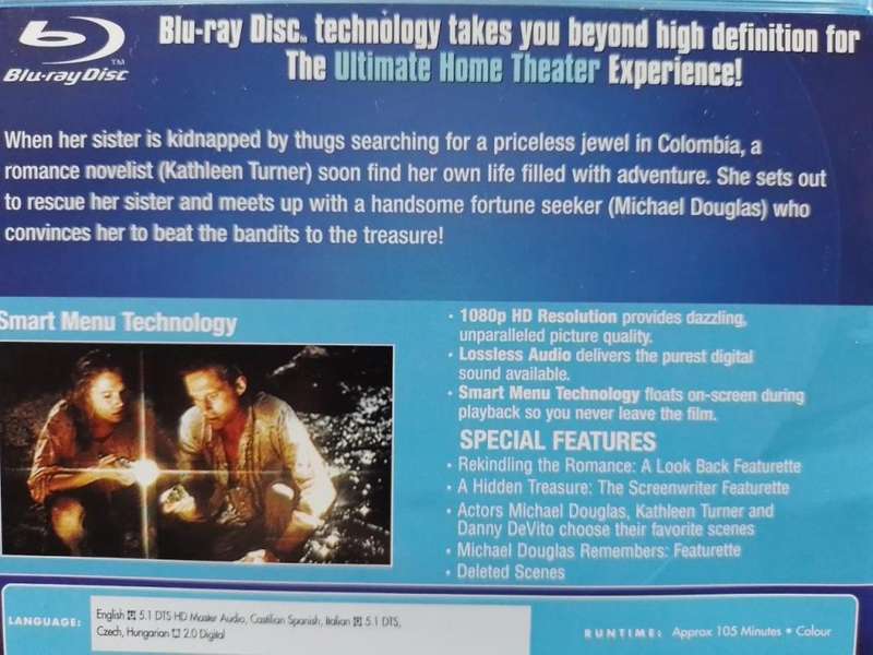 Blu-ray - Romancing The Stone